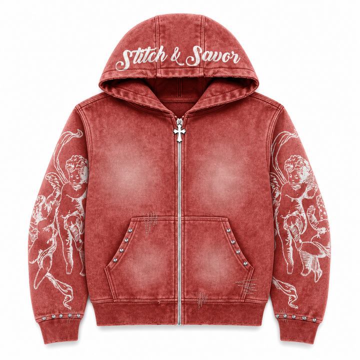 Baby Angels Zip-Up — Front