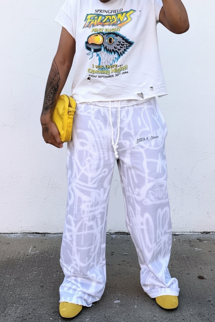 Concrete Graffiti Sweats