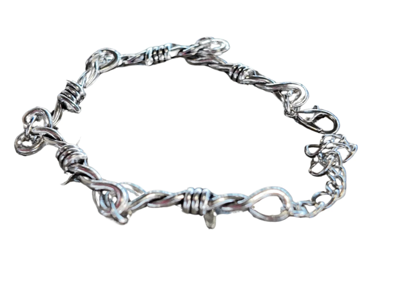 Barbed-line bracelet — Studio product on white